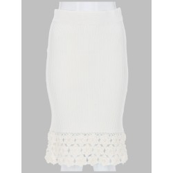 GONNA CON BORDO IN CROCHET