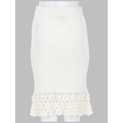 GONNA CON BORDO IN CROCHET