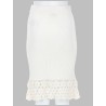 GONNA CON BORDO IN CROCHET