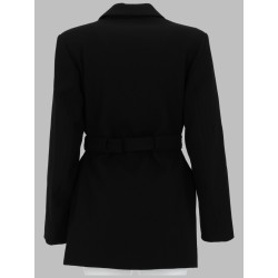 BLAZER IN CREPE CON CINTURA