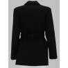 BLAZER IN CREPE CON CINTURA