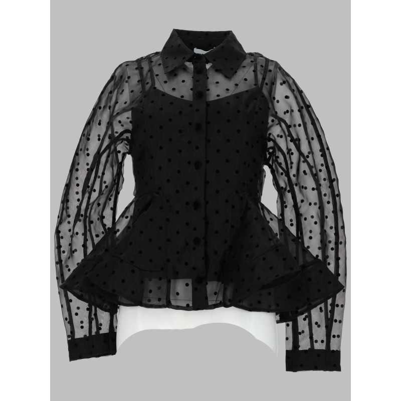 CAMICIA "PEPLUM" IN ORGANZA