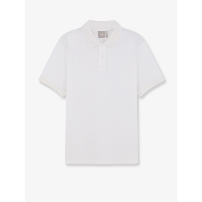 Cotton and silk polo shirt