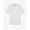Cotton and silk polo shirt