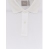 Cotton and silk polo shirt