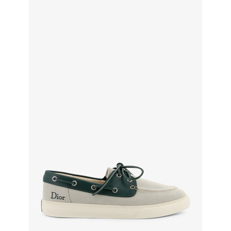 Chester Dioriviera canvas and leather loafers