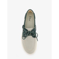 Chester Dioriviera canvas and leather loafers