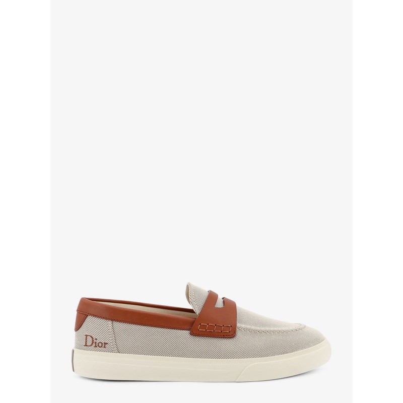 Chester Dioriviera canvas and leather loafers