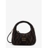 Wander quilted leather crossbody bag with a vintage effect