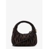 Wander quilted leather crossbody bag with a vintage effect
