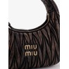 Wander quilted leather crossbody bag with a vintage effect