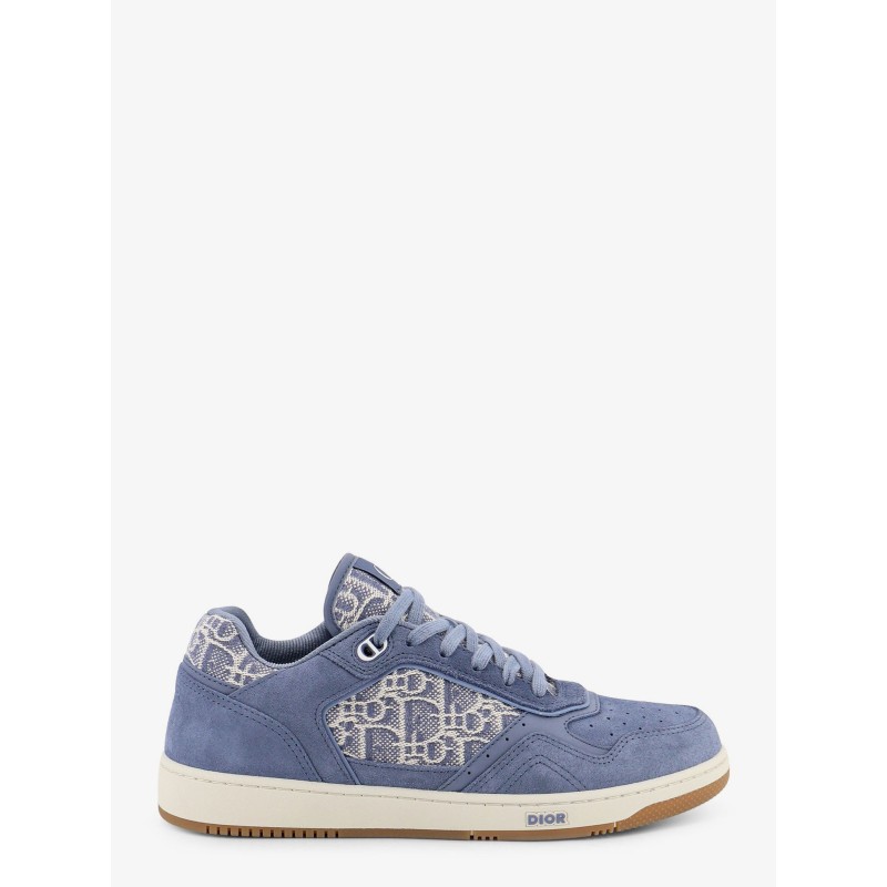 B27 Uptown Dior Oblique jacquard fabric and suede sneakers