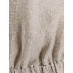 Délavé linen sleeveless jacket