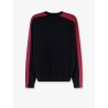 Cotton sweater with logo on the front