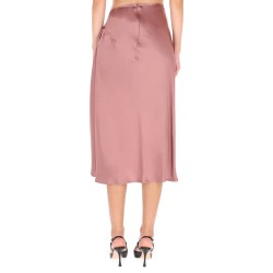 DRAPED MIDI SKIRT