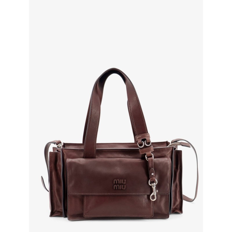 Utilitaire leather crossbody bag
