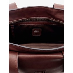 Utilitaire leather crossbody bag