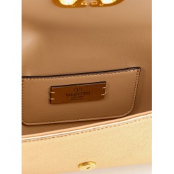 DeVain laminated leather shoulder bag
