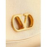 DeVain laminated leather shoulder bag