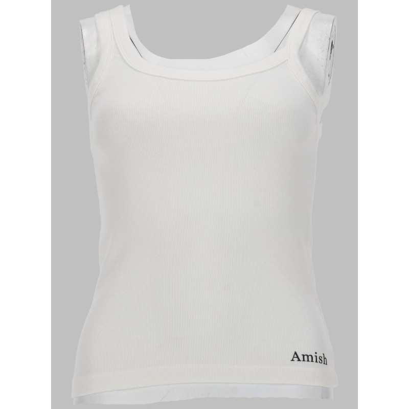 TOP "ASYMMETRIC" CON MICRO LOGO