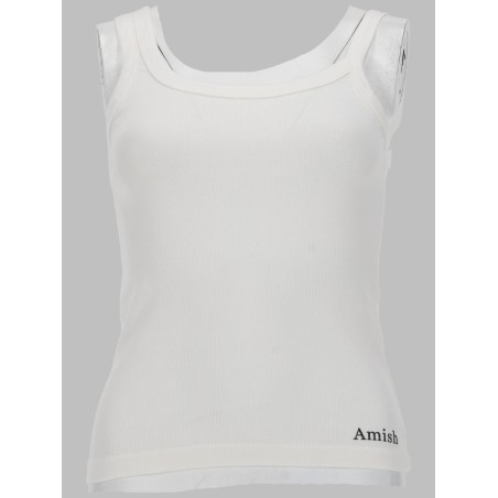 TOP "ASYMMETRIC" CON MICRO LOGO