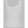 TOP "ASYMMETRIC" CON MICRO LOGO