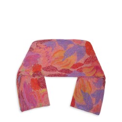 PONCHO CON STAMPA FLOREALE