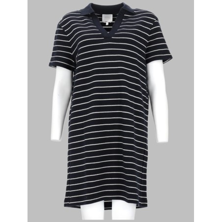ABITO POLO A RIGHE