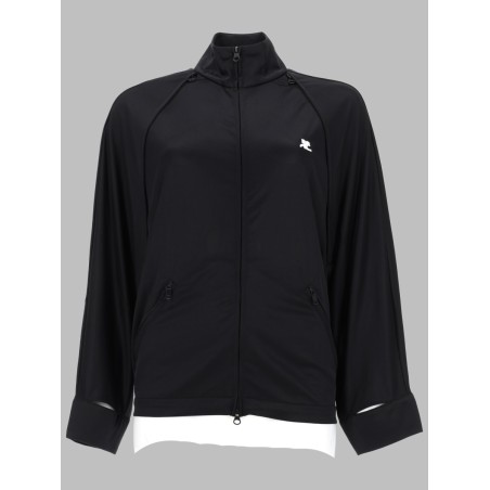 GIACCA TRACK CON MANICHE CUT-OUT