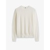 Fine Crew Knit wool and silk blend sweater