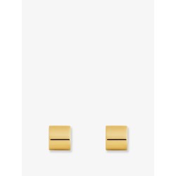 Brass Huggie Earrings