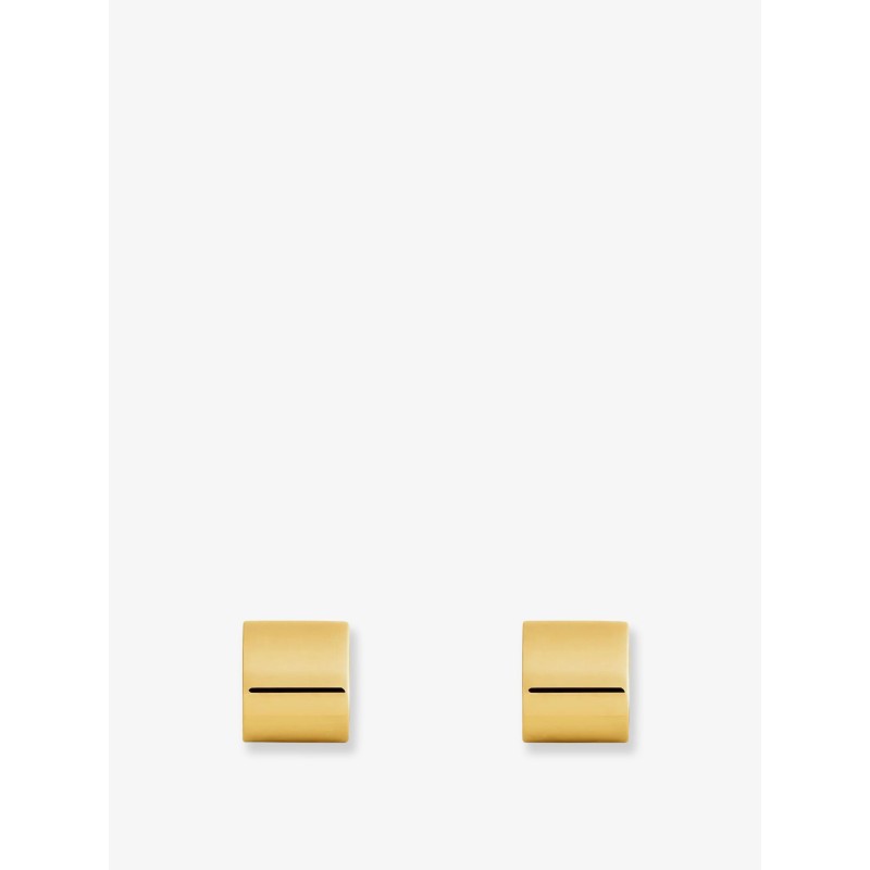 Brass Huggie Earrings