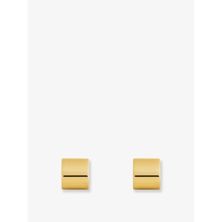 Brass Huggie Earrings