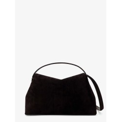T-Lock suede handbag