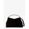 T-Lock suede handbag