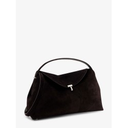 T-Lock suede handbag