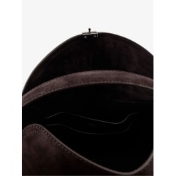 T-Lock suede handbag