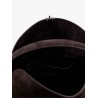T-Lock suede handbag