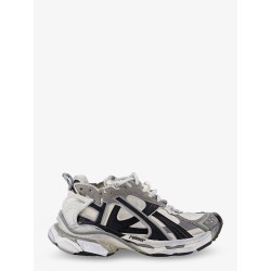 Runner nylon sneakers with contrasting inserts