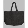 BORSA TOTE IN RAFIA CON RICAMO