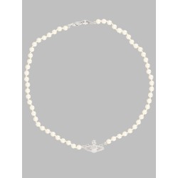 COLLANA DI PERLE CON ORB IN BASSO RILIEVO