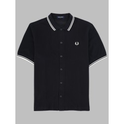 POLO CON BOTTONI E LOGO