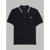 POLO CON BOTTONI E LOGO