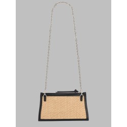 BORSA CLUTCH "FLAT SMALL" INTRECCIATA