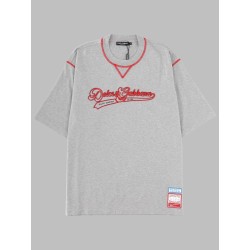T-SHIRT CON LOGO RICAMATO