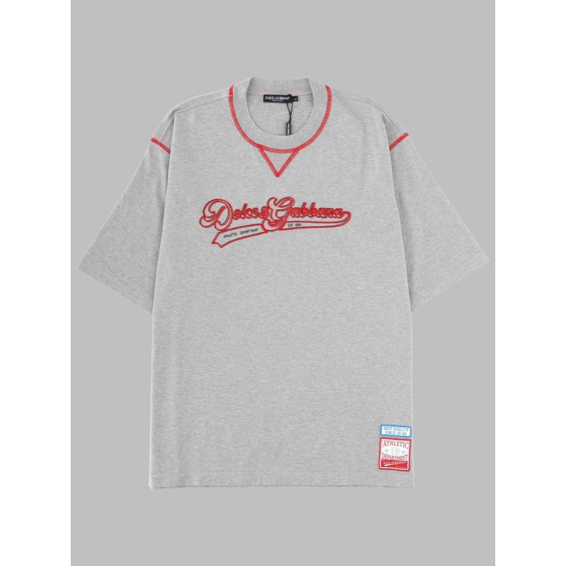 T-SHIRT CON LOGO RICAMATO