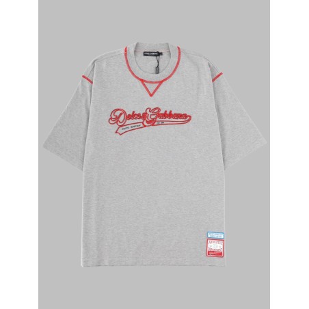 T-SHIRT CON LOGO RICAMATO