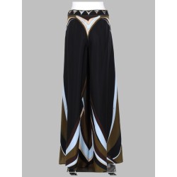 PANTALONE PALAZZO IN SETA STAMPA FARI