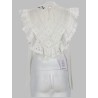 CROPTOP IN CROCHET CON INSERTI IN PIZZO
