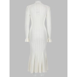 ABITO MIDI IN MAGLIA POINTELLE